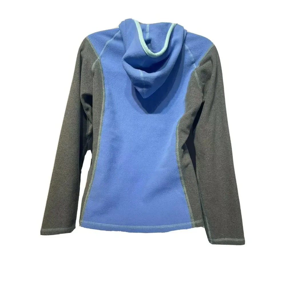 the north face blue gray kids fleece jacket Size L